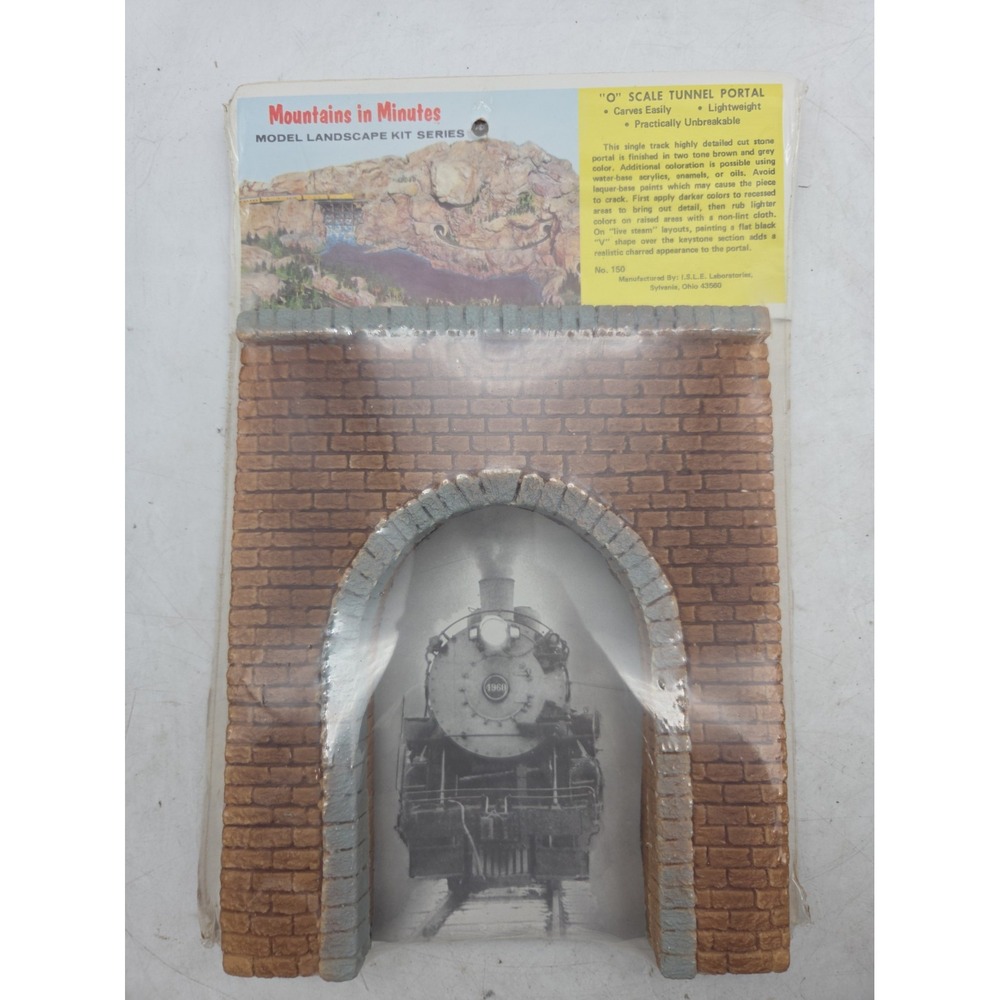 O SCALE MOUNTAINS IN MINUTES Model 150 Tunnel Portal Landscape - NEW SEALED